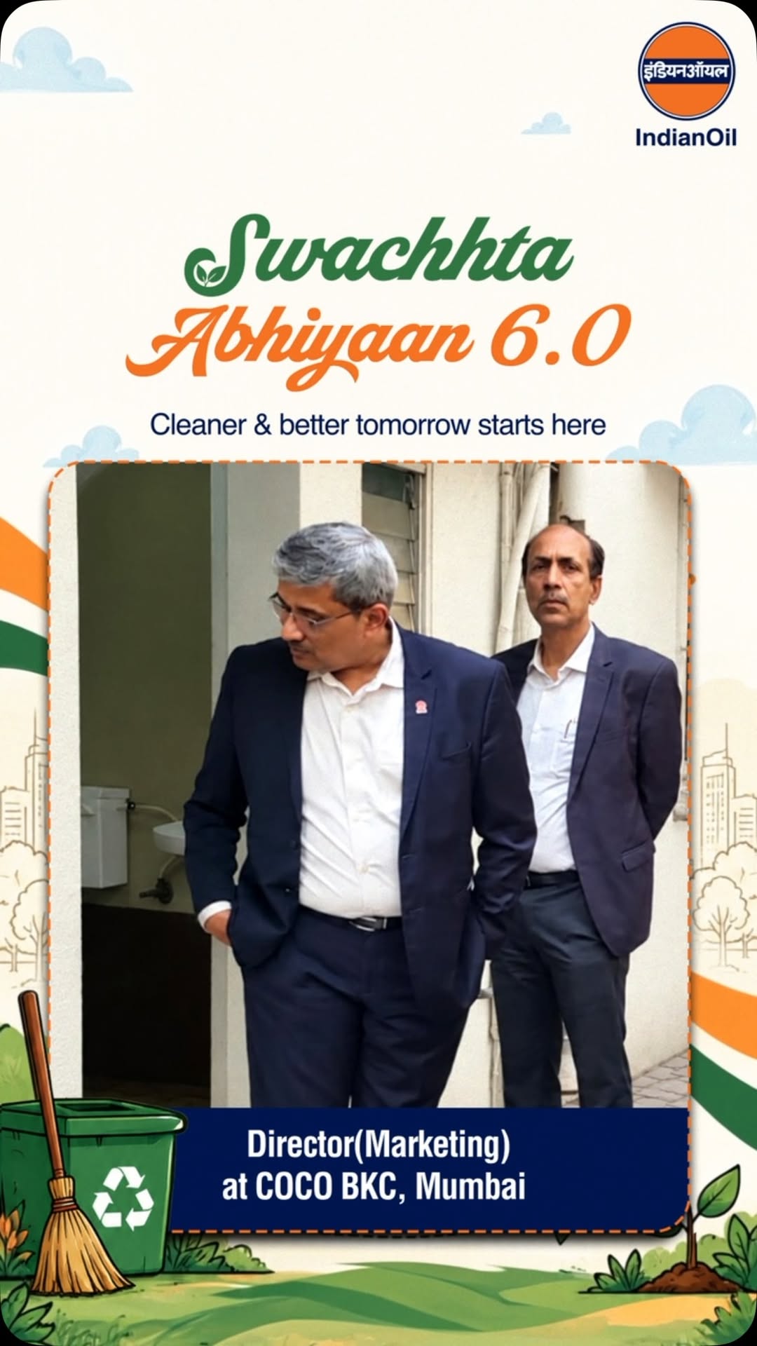 Leading the way towards a cleaner tomorrow As part of Swachhta Abhiyaan 6