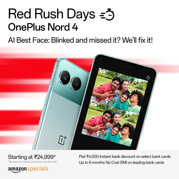 Pose carefree. OnePlusNord4 Buy now https amzn.to 4gBAPiP