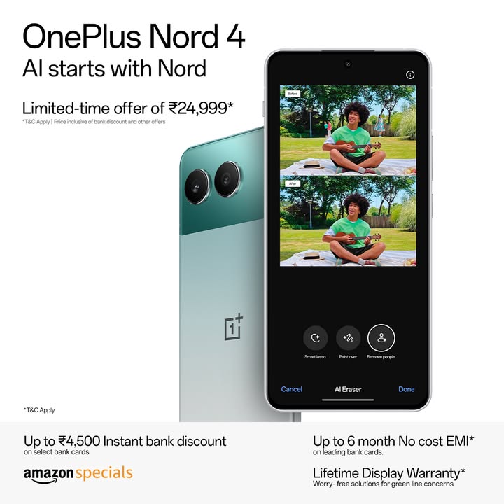 I like to re move it re move it. OnePlusNord4 AI