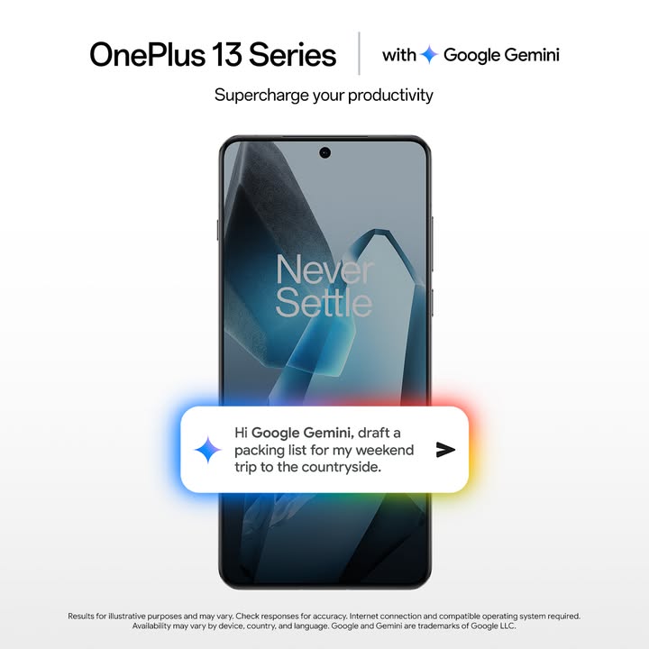 Always handy Gemini OnePlusAI