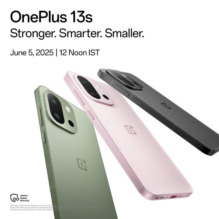 A new icon debuts. Save the date. OnePlus13s