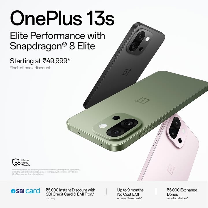 The waits almost over. Get your hands on the OnePlus13s tomorrow 