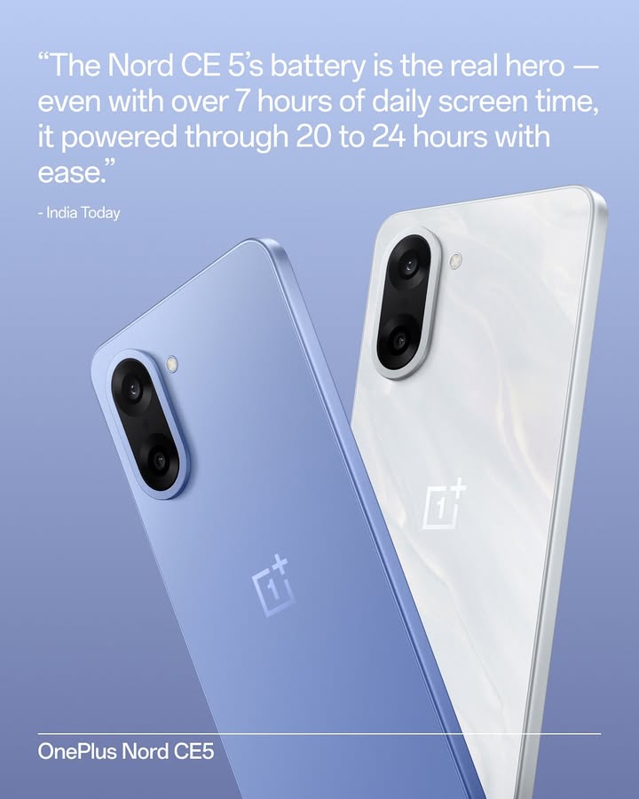 The word is out The OnePlusNordCE5 is unstoppable. Sale starts at July 12th, 12 AM IST Midnight The word is out The OnePlusNordCE5 is unstoppable. Sale starts at July 12th, 12 AM IST Midnight