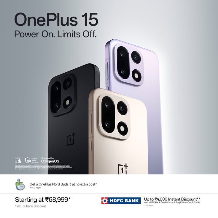 The pinnacle of power is here. OnePlus15 is now available https www.oneplus.in oneplus 15