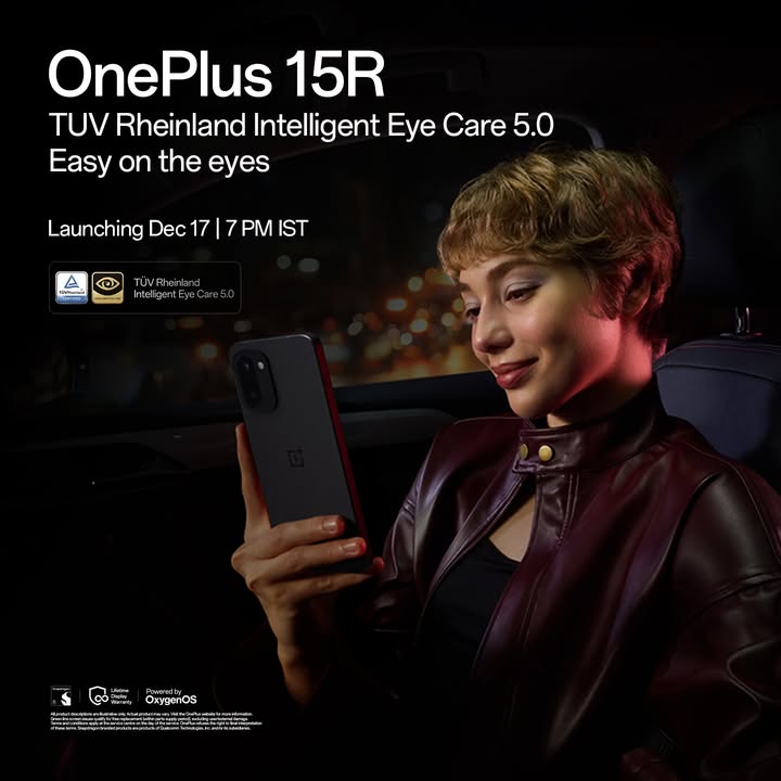 Easy on the eyes https www.oneplus.in launch oneplus 15r For once, your screen time feels fine. OnePlus15R