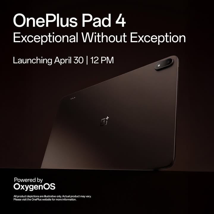 No compromises. April 30. OnePlusPad4