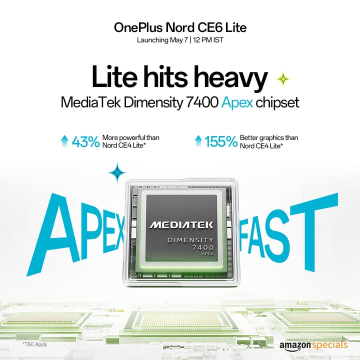Runs better than it needs to. Backed by MediaTek Dimensity 7400 Apex chipset