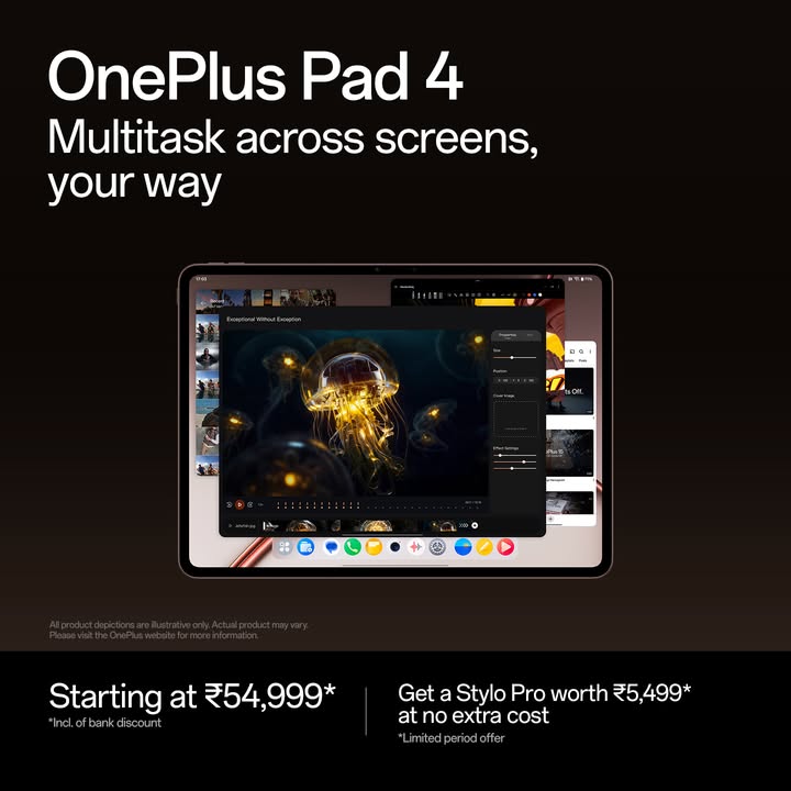 Youve got 10 things going on. The OnePlus Pad 4 has 10 windows ready. OnePlusPad4 Get yours https www.oneplus