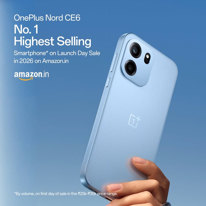 Started strong, stayed stronger. OnePlusNordCE6 Get yours https www.amazon.in dp B0GWLDWKF3