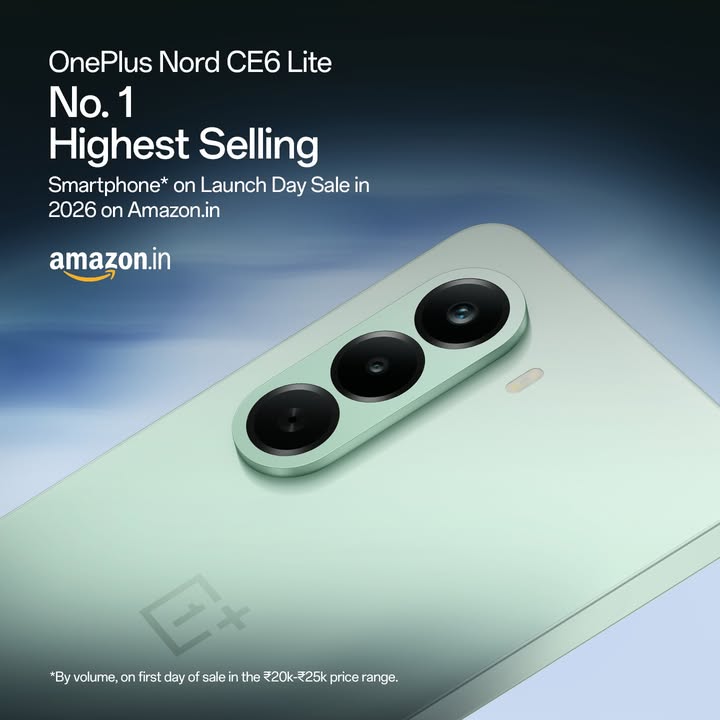 Well that escalated quickly. OnePlusNordCE6Lite Get yours https www.amazon.in dp B0GVYGX4JX