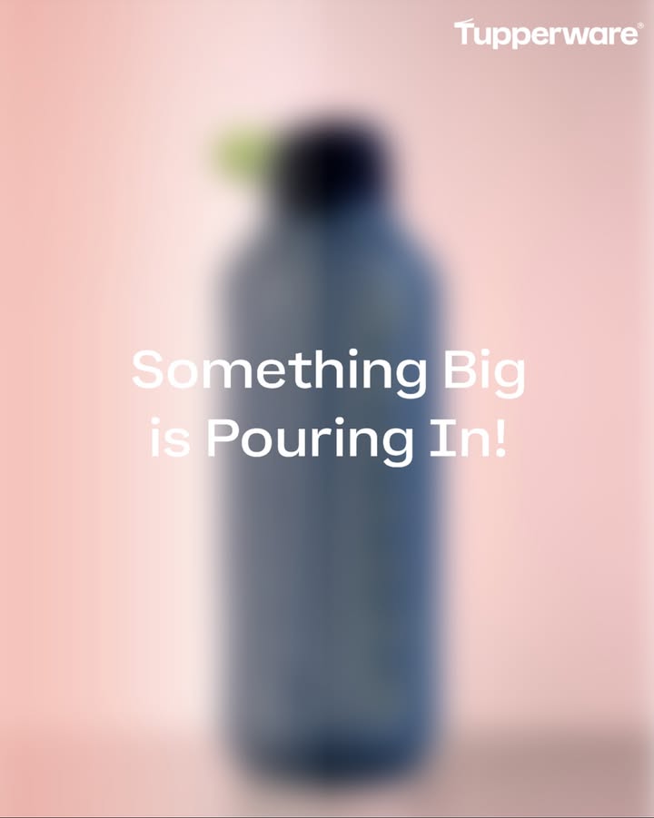 Something vibrant is coming your way Stay tuned as we get ready to unveil the ultimate fusion of style, hydration, and sustainability. Can you guess whats about to level up your sip game AquavibeByTupperware HydrateInStyle ComingSoon Something vibrant is coming your way Stay tuned as we get ready to unveil the ultimate fusion of style, hydration, and...