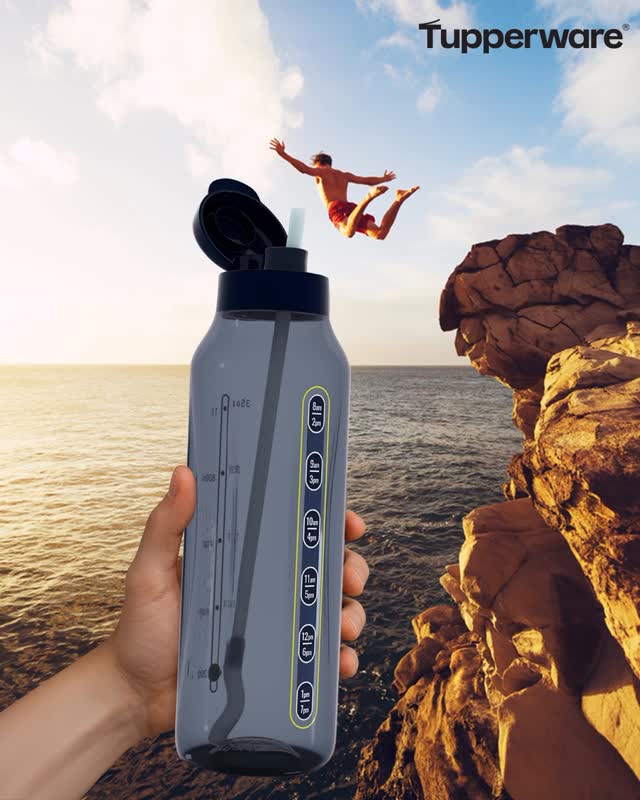 Stay Hydrated. Stay Vibing. Anywhere, Anytime. Introducing the all new Tupperware Aquavibe 1