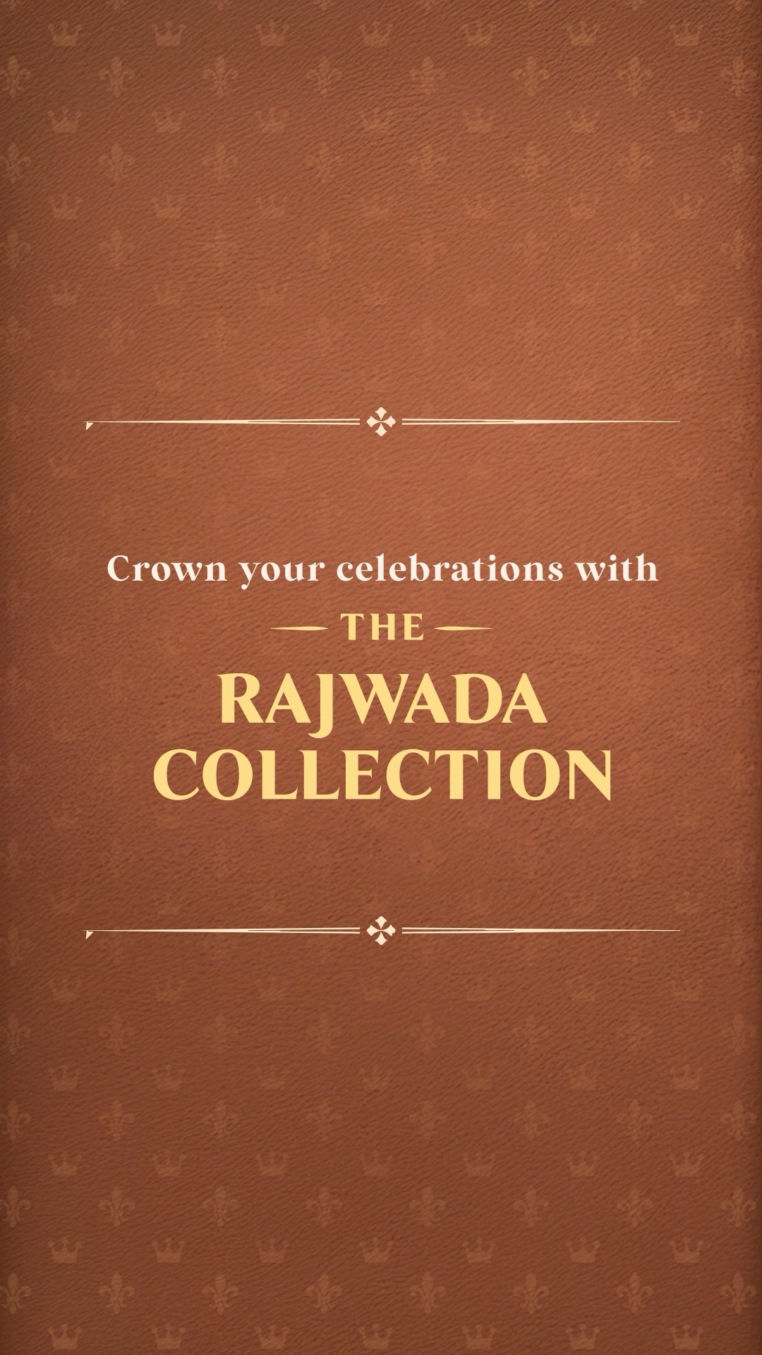 You would never believe....Check out all new Rajwada Collection at www.manyavar