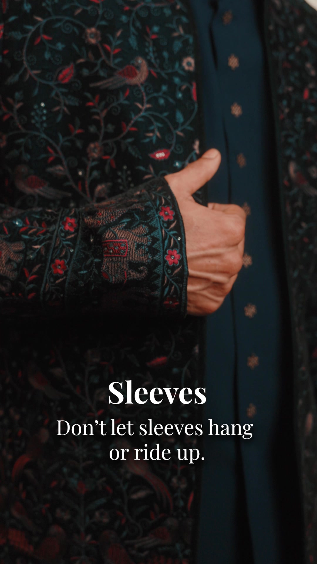 You dont just wear Indo Western, you flex it