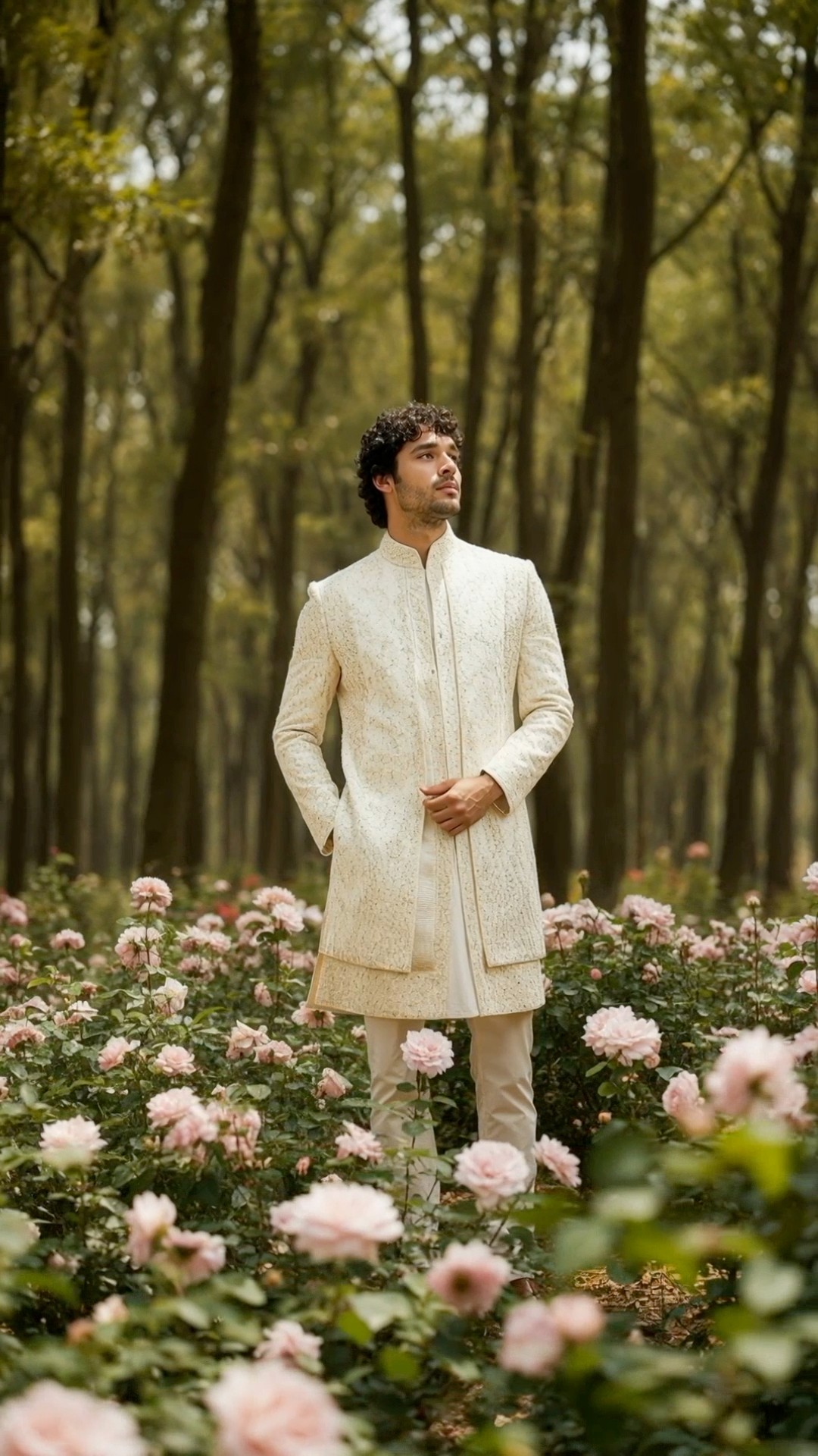 From the subtle motifs of Nature to the subtle patterns of a petal, every outfit is in harmony with nature