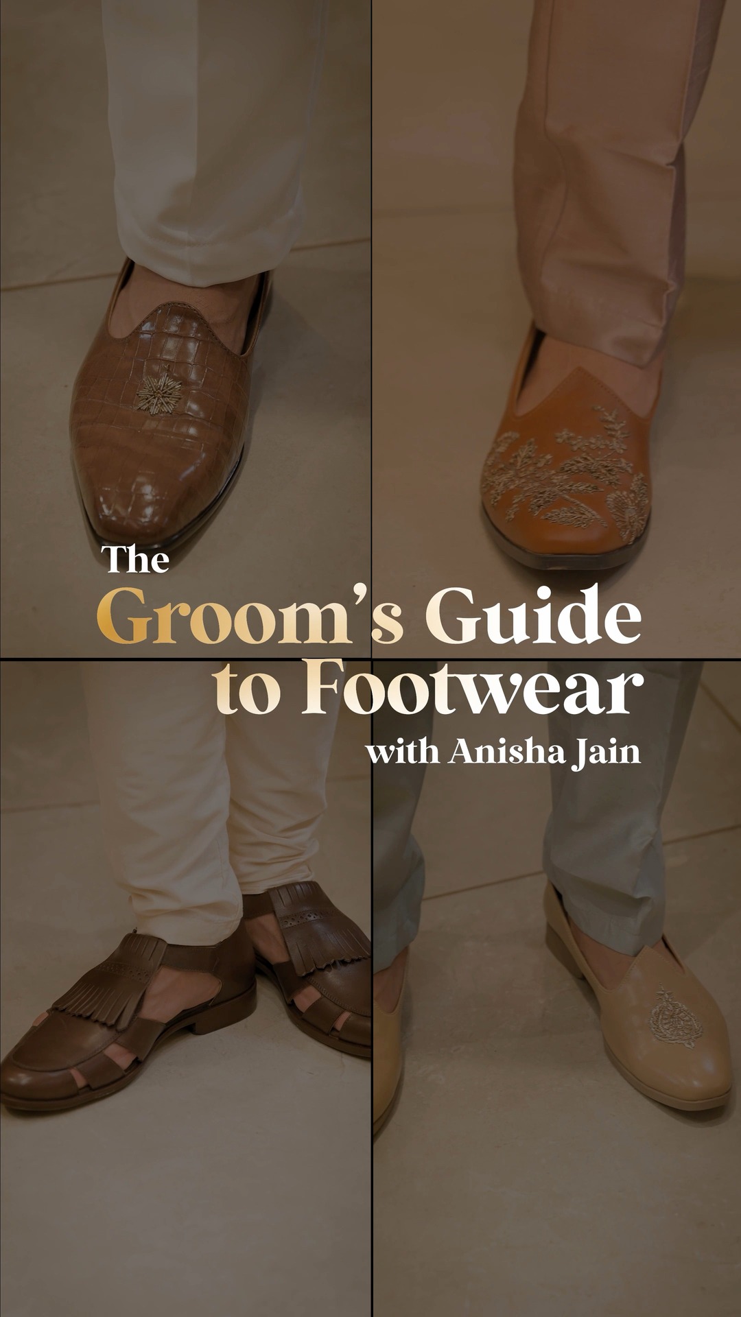 Celebrity stylist Anisha Jain is here to show you how the right footwear can elevate every wedding look