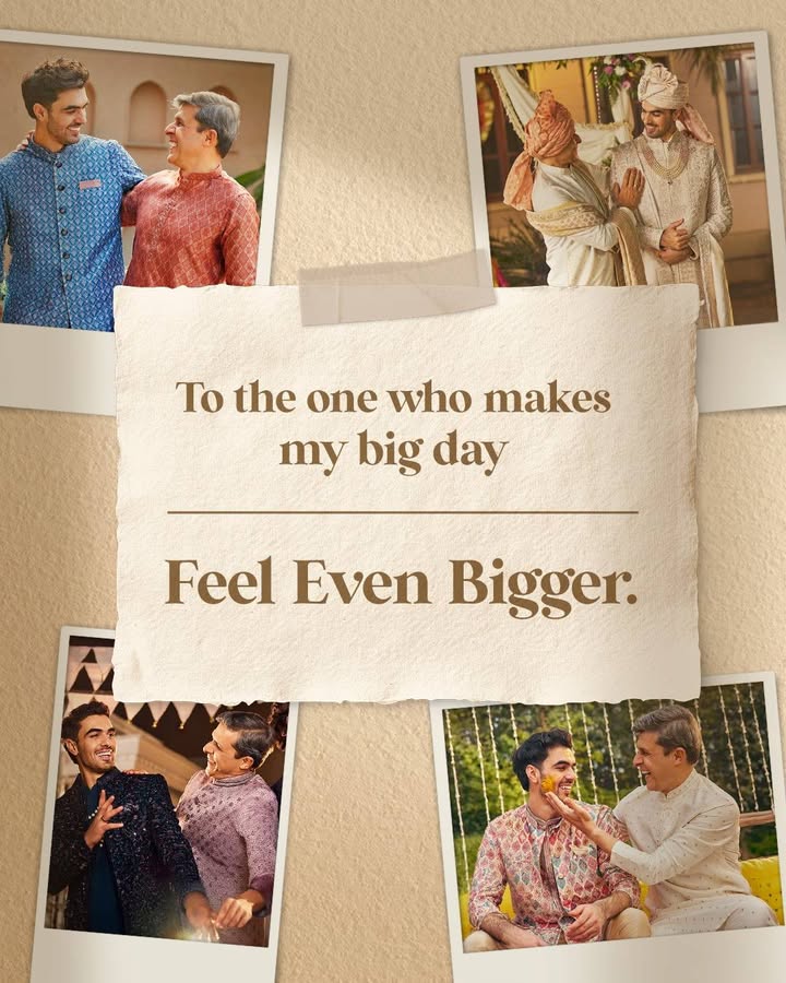 On your big day, your mind always wanders to the same person