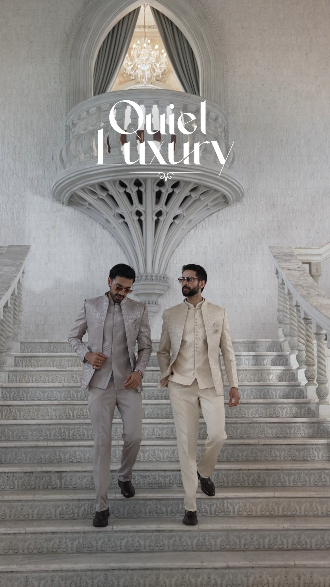 The right pieces. The right details. The right amount of attitude. Quiet Luxury Collection, by Manyavar