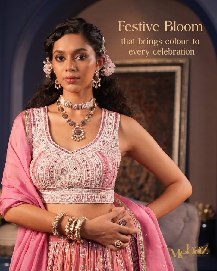 Bring home a pop of colour with Mebaz where every outfit is crafted with festive hues, vibrant detailing, and timeless c...