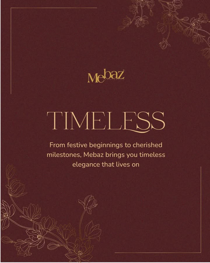 The season of festivities is here, and every look at Mebaz is designed to celebrate you