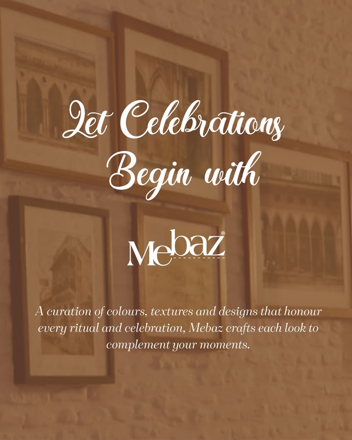From intimate rituals to grand gatherings, every celebration begins with a feeling and Mebaz helps shape it