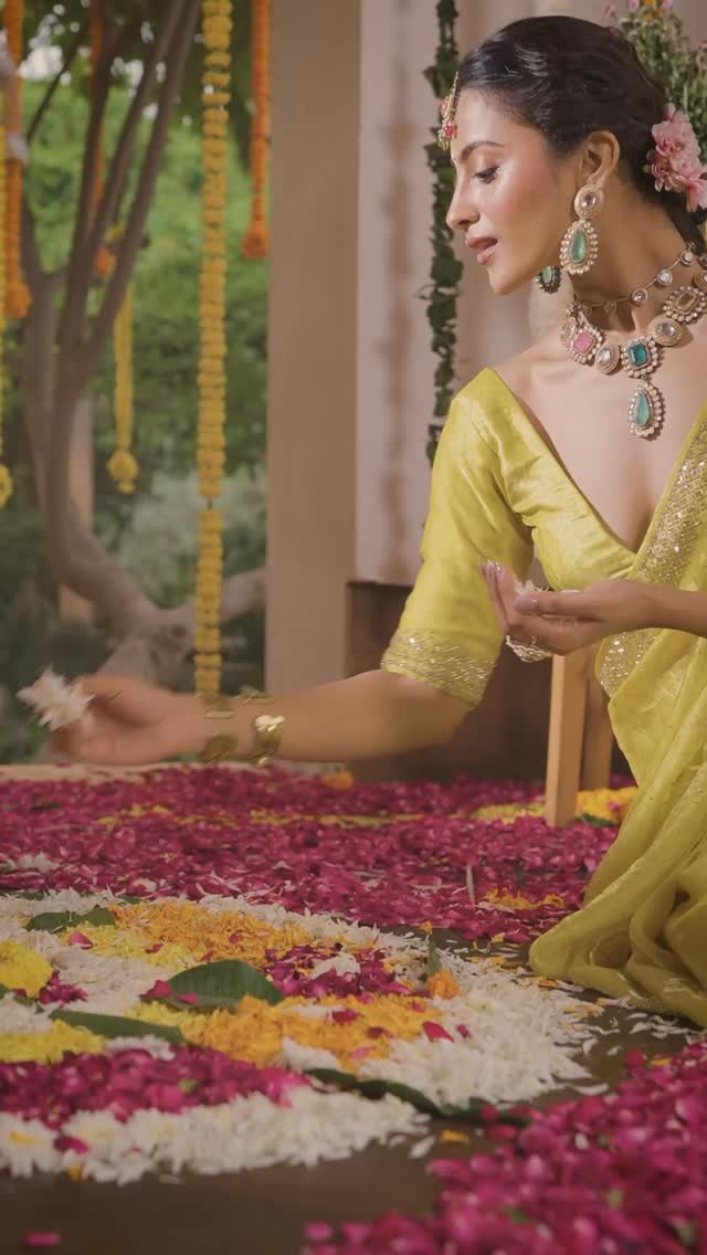 With Ugadi bringing the promise of a fresh start, celebrate the occasion in festive silhouettes from Mebaz