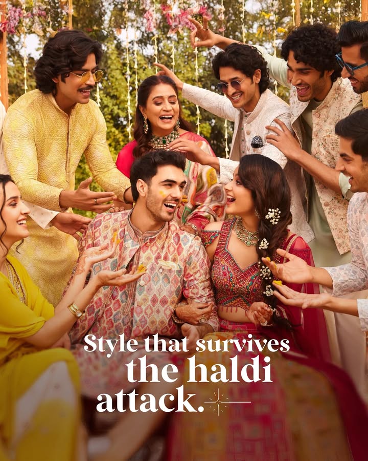 Your outfit should always match the energy of your celebration. And what better way to mirror the Haldi playfulness than a vibrant kurta set that fits right in Shop HaldiFits and more at your nearest Manyavar store or visit manyavar Your outfit should always match the energy of your celebration