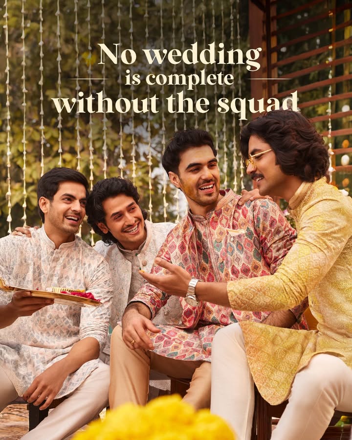 Whats a wedding without your squad to back you up and your fam to make it unforgettable Celebrate with your tribe in style visit www.manyavar.com or your nearest Manyavar store Whats a wedding without your squad to back you up and your fam to make it unforgettable Celebrate with your tribe in style ...