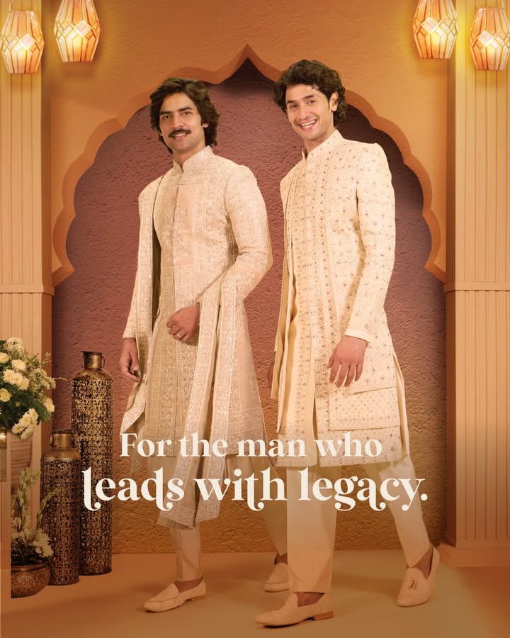 The perfect sherwani doesnt just fit, it tells a story. Browse The Rajwada Collection and find one that echoes yours at www.manyavar.com or your nearest store The perfect sherwani doesnt just fit, it tells a story. Browse The Rajwada Collection and find one that echoes yours at www