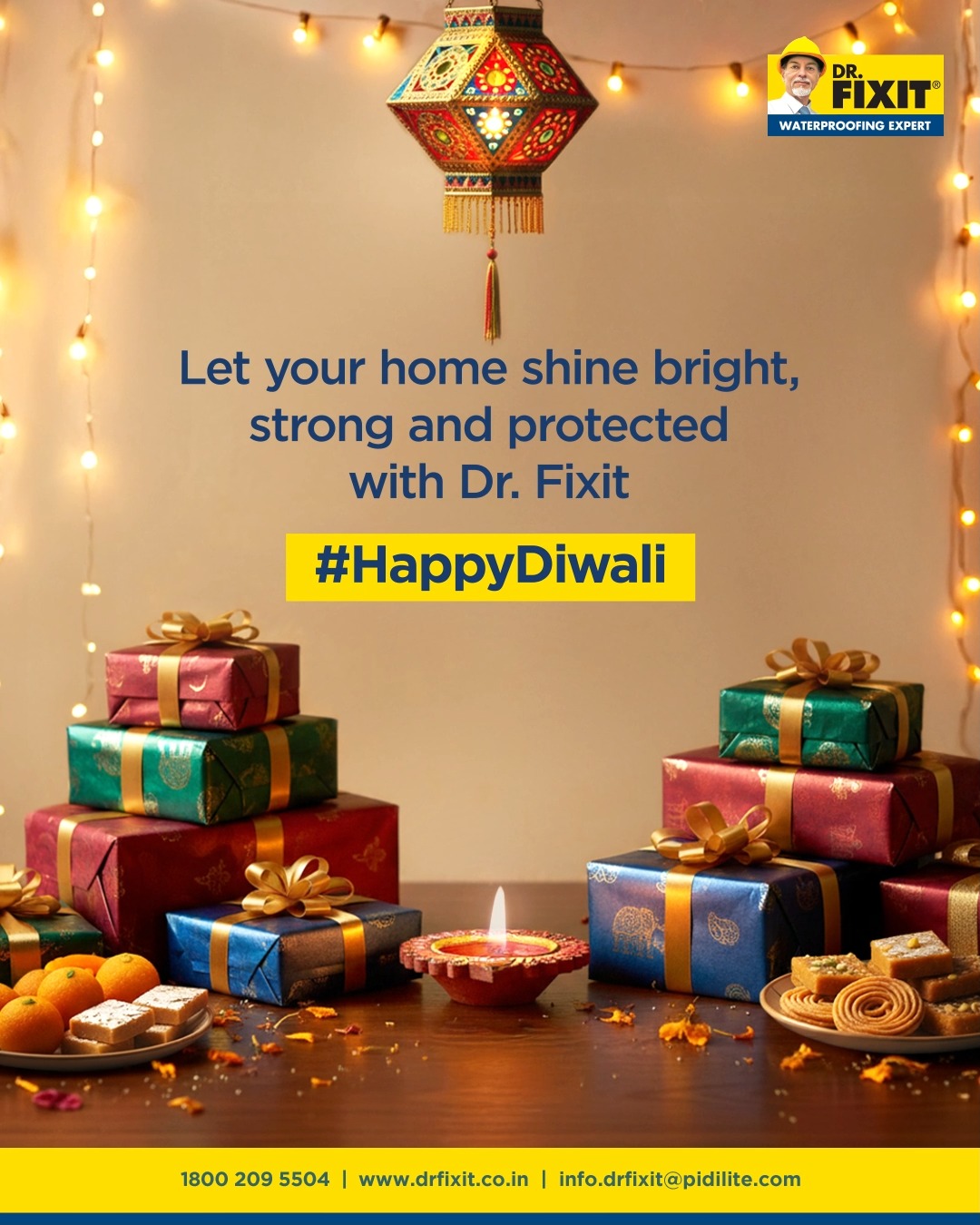 This Diwali, let every wall shine as bright as your celebrations. Dr
