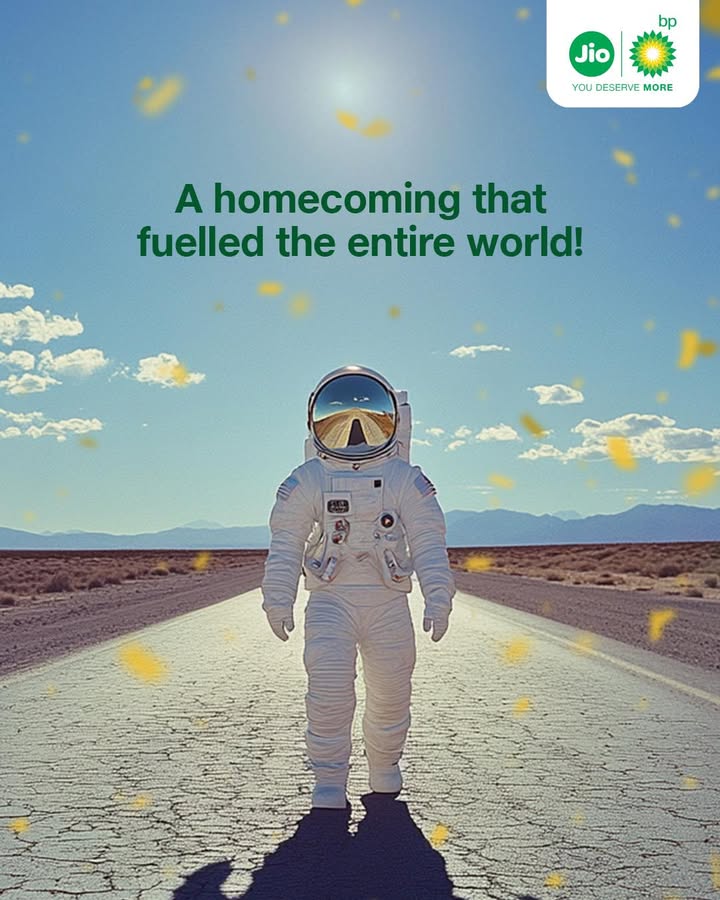 From moving through the outer space to moving back home, this journey was truly out of the world fuel jiobp