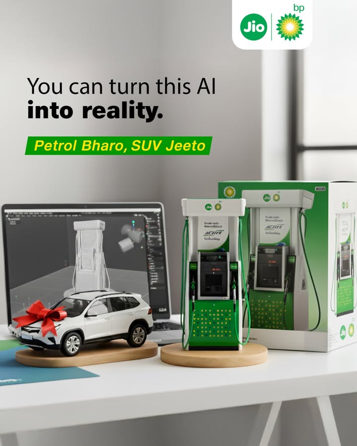 Winning rewards in real life is easy Just be prompt and visit your nearest Jio bp mobility station to drive your SUV home ...