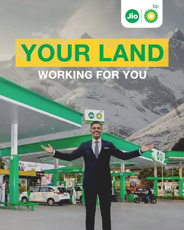 Did you know Har jagah ko grow karne ke liye sahi business chahiye. With a Jio bp Dealership, you can put your land to work. Apni zameen ko kaam pe lagao Click here to know more https partners.jiobp.in Jiobp BeAJiobpDealer Did you know Har jagah ko grow karne ke liye sahi business chahiye