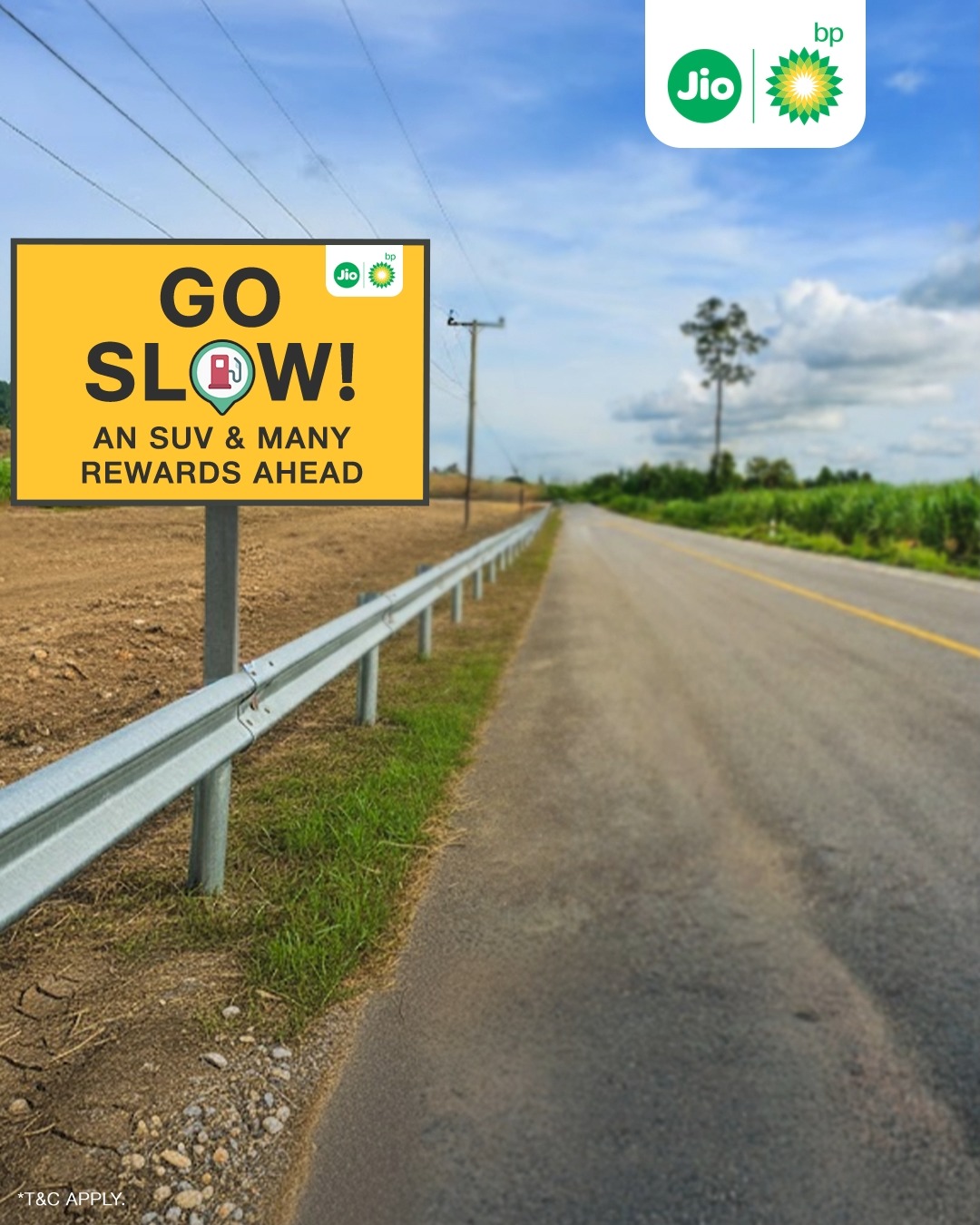 It s your sign to stop. Get a chance to win a grand prize SUV. You can also win weekly vouchers worth 2,100 and daily 4ever loyalty points worth 50 Jiobp PetrolBharoSUVJeeto It s your sign to stop. Get a chance to win a grand prize SUV