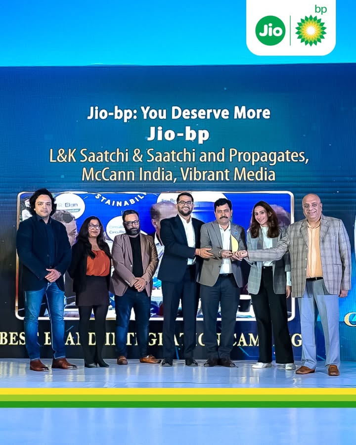Jio bps You Deserve More campaign has been honoured at the e4m Awards with Gold Best Brand Integration Campaig...