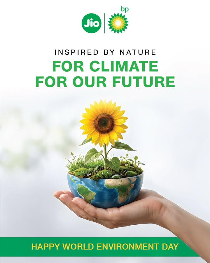 Wishing everyone a Happy World Environment Day Together, lets nurture a greener future by making mindful choices ...