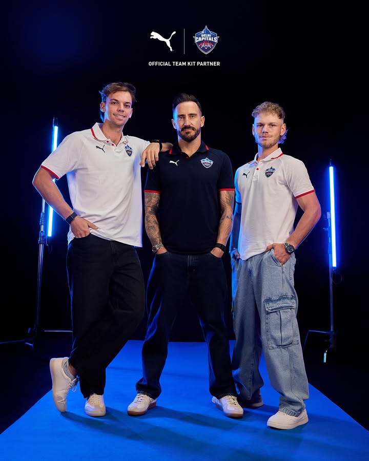 Name a better trio, well wait.. delhicapitals Gear up for matchday in PUMAxDC merch, available at PUMA