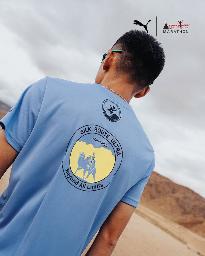 Unveiling the official race day tee built for legends, made for Ladakh