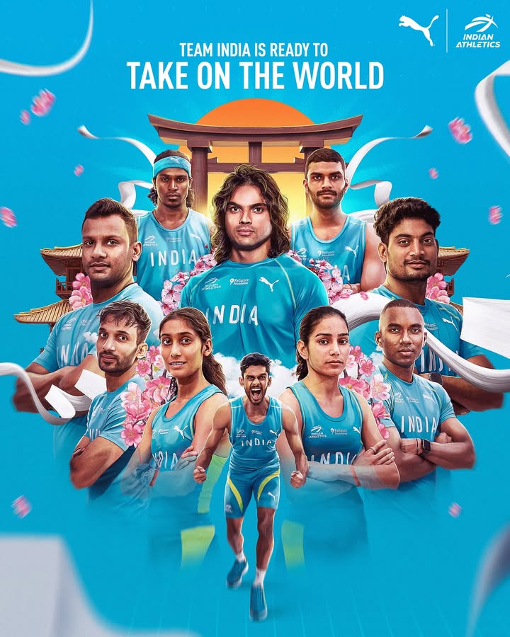 All eyes on Tokyo Team are geared up for the World Championships afiindia official PUMAxAFI