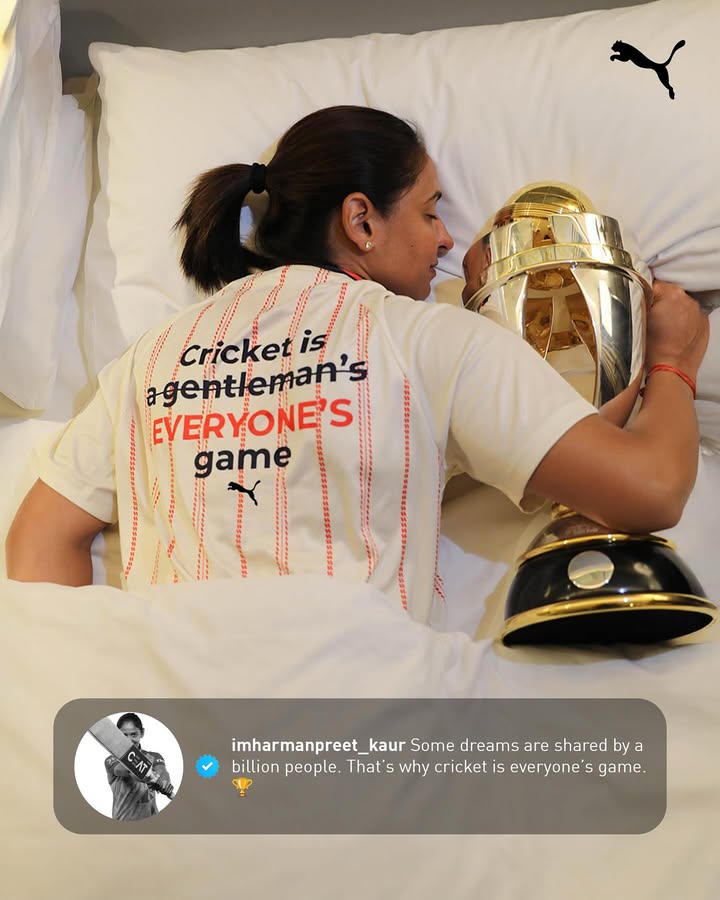 No caption. The t shirt says it all.. imharmanpreet kaur CricketIsEveryonesGame
