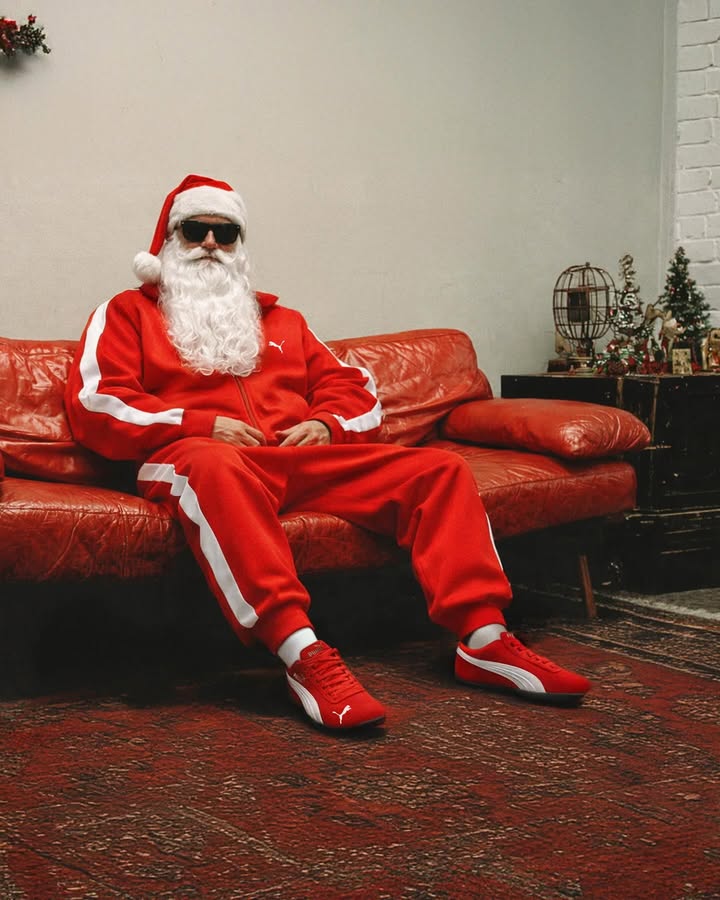 Ho ho hold tight. Santas moving fast He ditched the sleigh for style and speed with Speedcat. Get yours now at PUMA