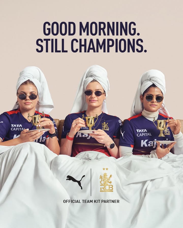 Woke up like this.. royalchallengers.bengaluru PUMAxRCB