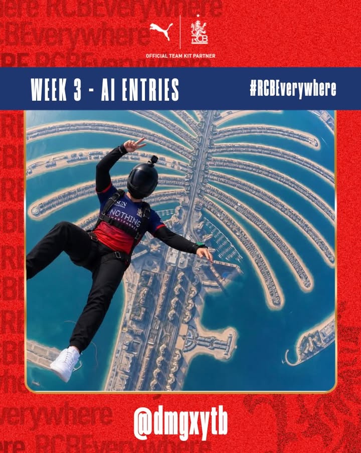 Week 3 of RCBEverywhere delivered some WILD entries From skydiving and aerial stunts to Antarctica and dinosa...
