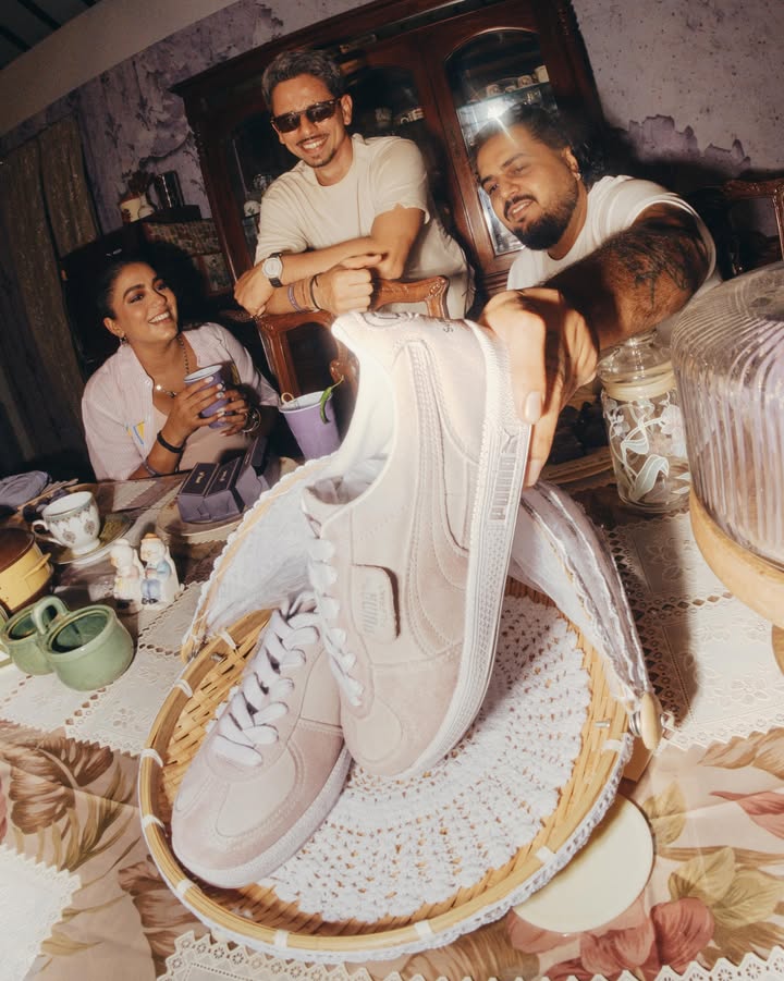 Turns out Nani throws one hell of a party Mumbai, thanks for showing up in PUMA x Superkicks Palermo Jamun, like o...