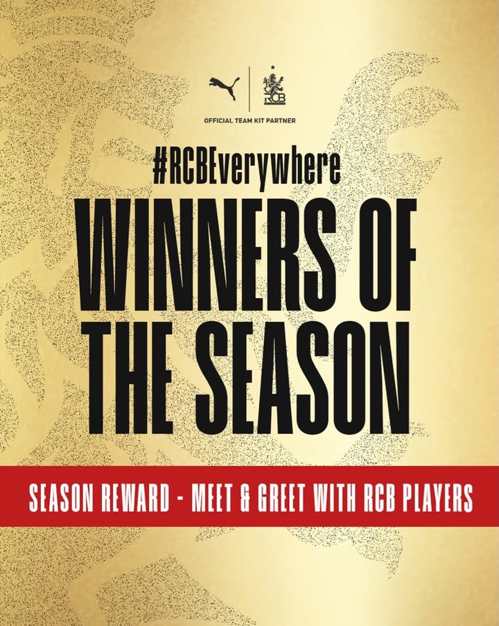  SEASON WINNERS OF RCBEverywhere From skydiving in Thailand to trekking 15,000 ft above sea level, from donating ...