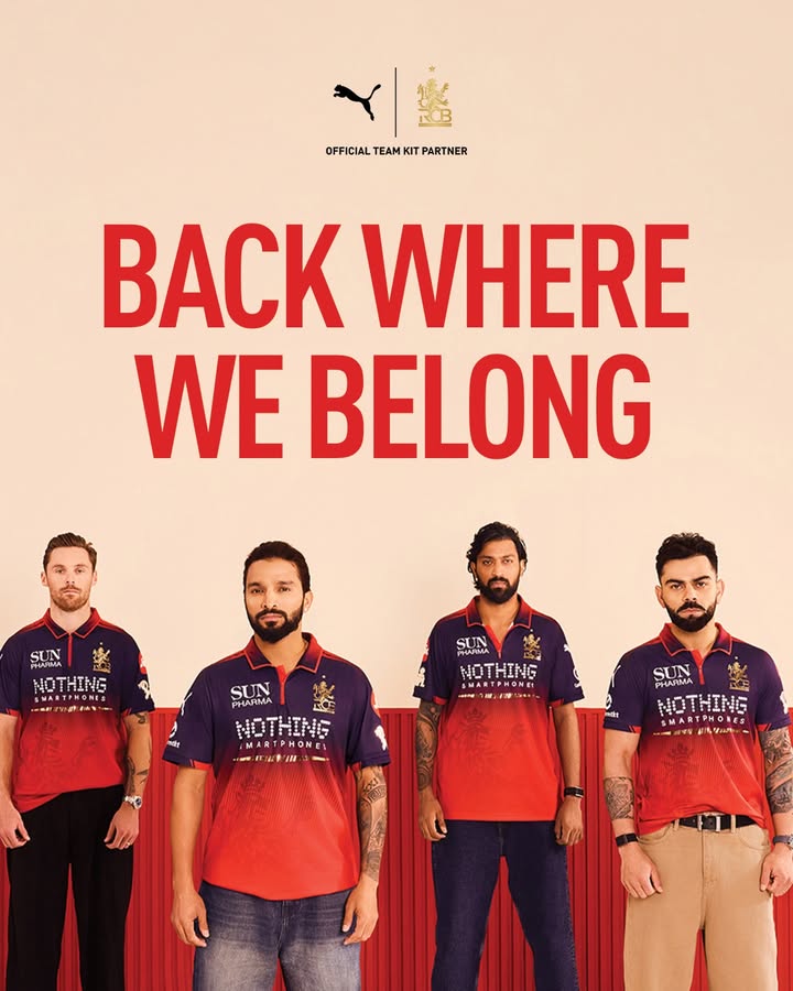 Back to back finals. Some dream it. We repeat it. royalchallengers.bengaluru PUMAxRCB