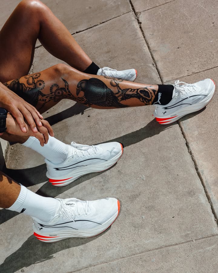 Light on your feet, easy on your legs, and Purely Fast. PUMA Deviate Pure drops soon.