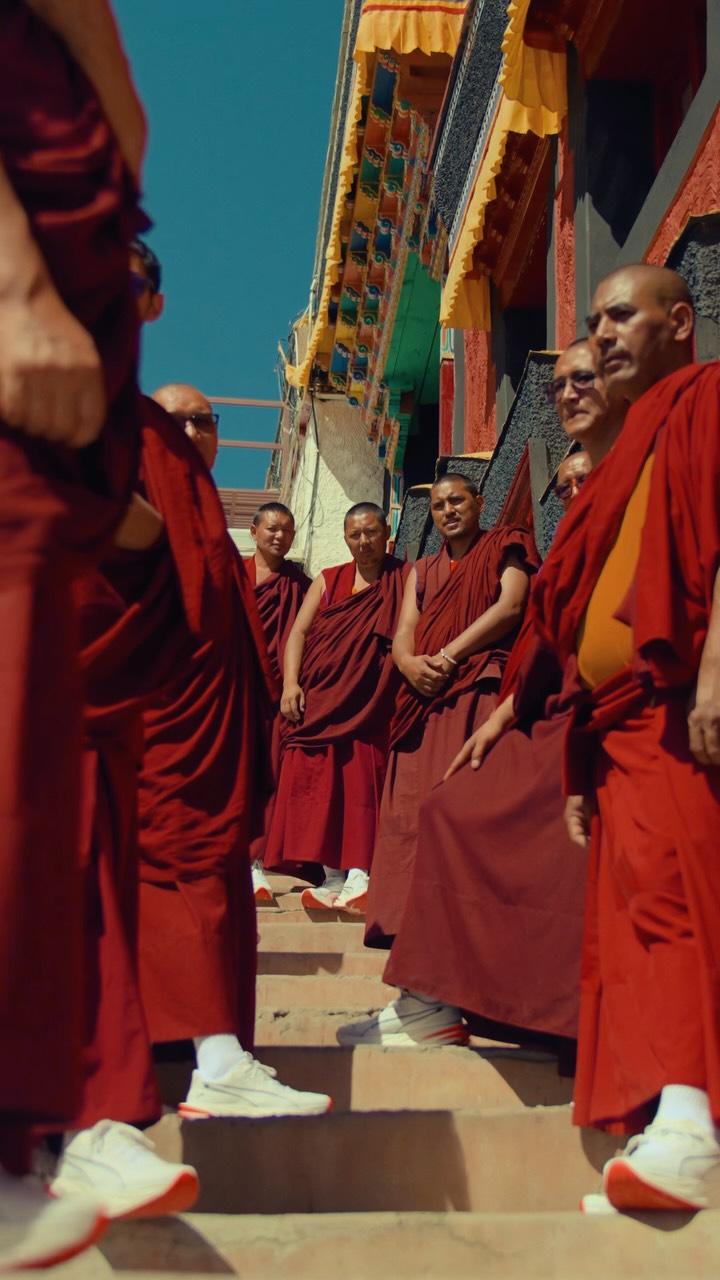 At Thiksey Monastery, a parallel between meditation and running comes to life