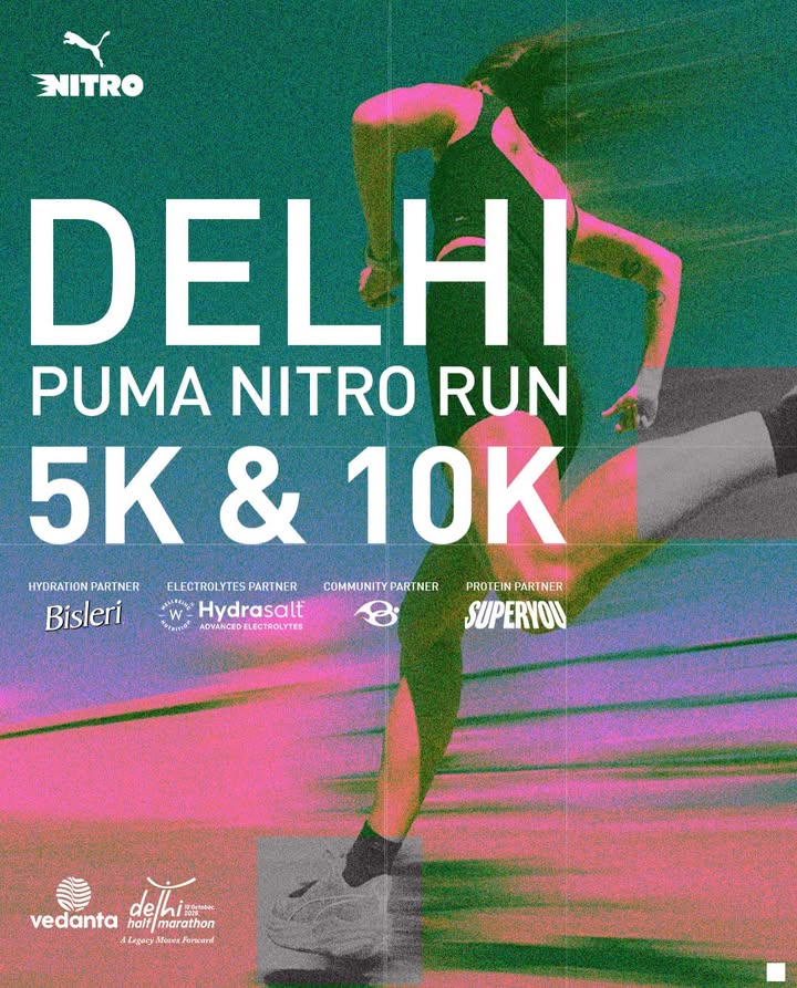 Delhi, its nearly go time. Swipe through for everything you need to know before the PUMA NITRO Run 5K 10K