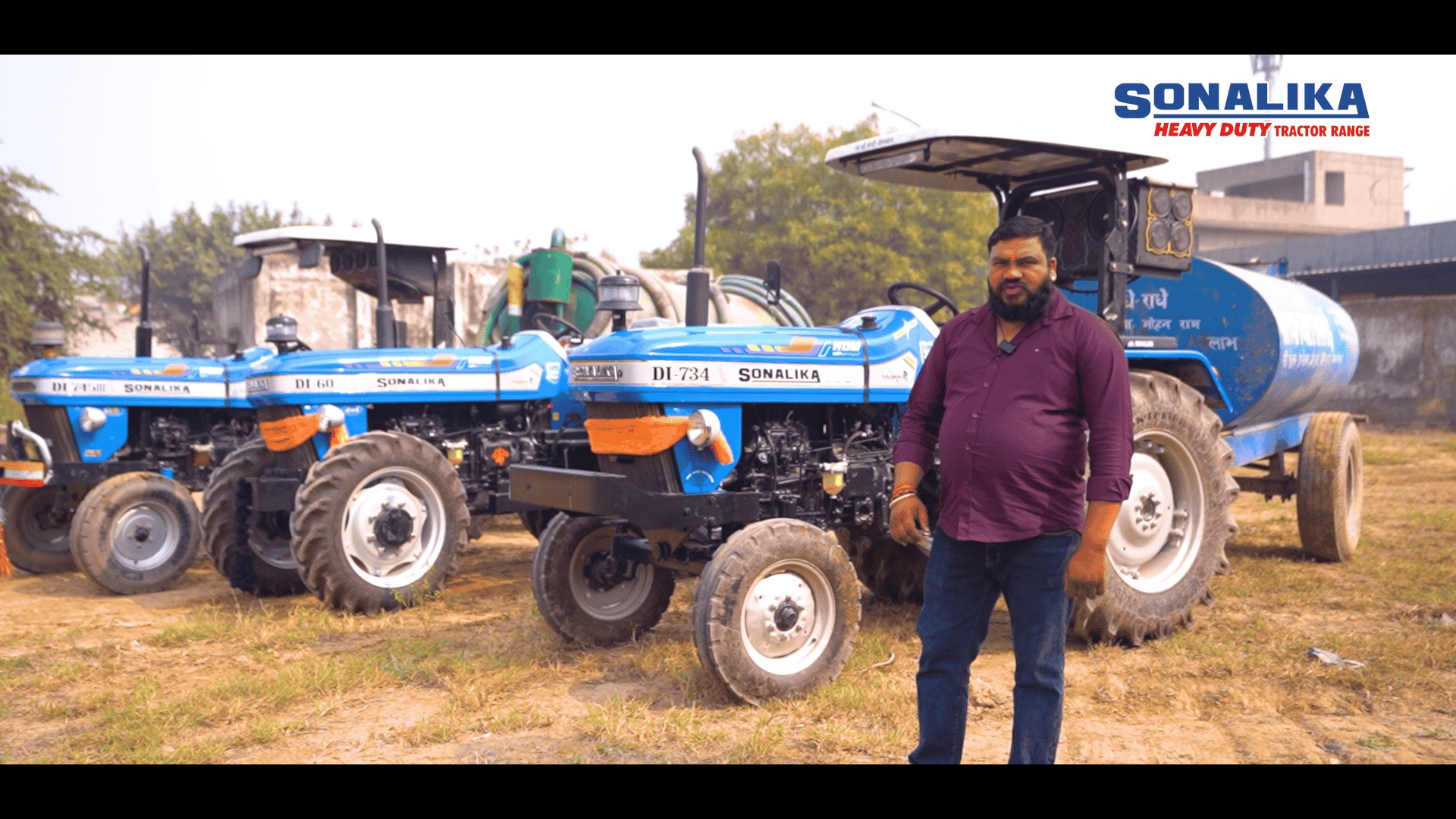 Every farmer deserves the right partner Shri Deepak Peelwan Ji trusts Sonalika DI 734 because of its smooth steering, hig...